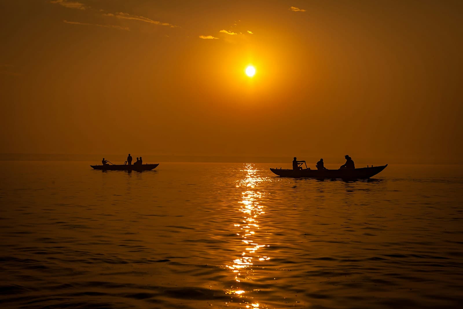 Boat Ride at Sunrise